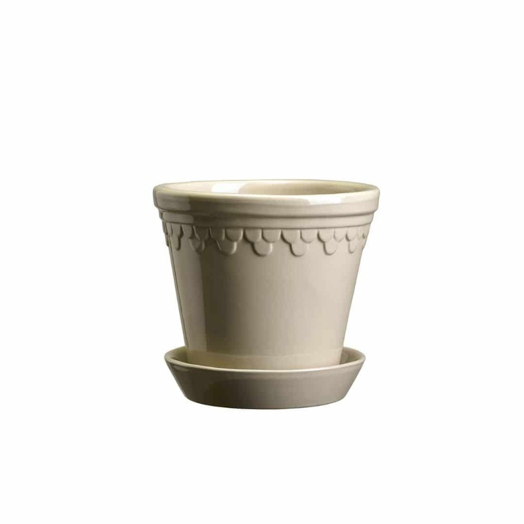Pot Fleurs - Kobenhavner - Glazed - sandstone - 16cm