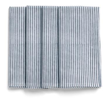 [CHAM052] Serviettes - Stripe - cashm Blue