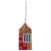 [IBL070] House for hanging BIG w/red, white and grey pattern
